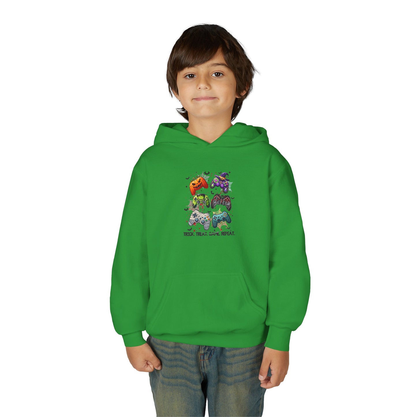 Trick. Treat. Game. Repeat Youth Hoodie