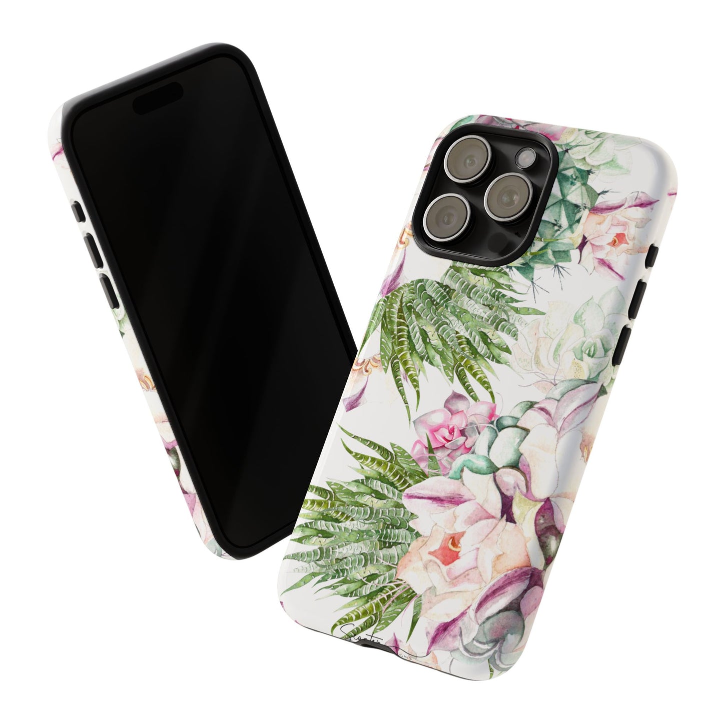 Succulent Floral Tough Phone Case