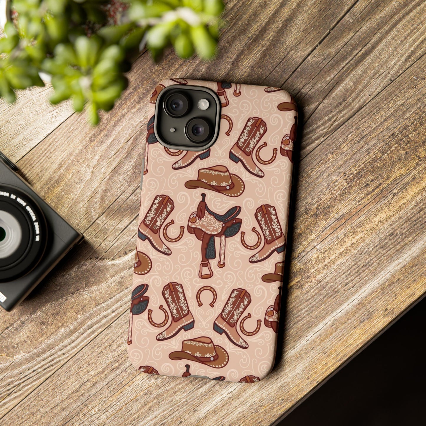 Western Cowboy Tough Phone Case