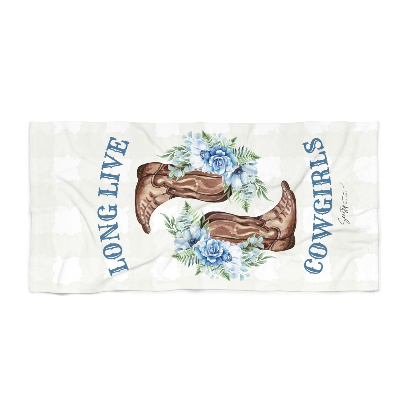 Long Live Cowgirls Beach Towel