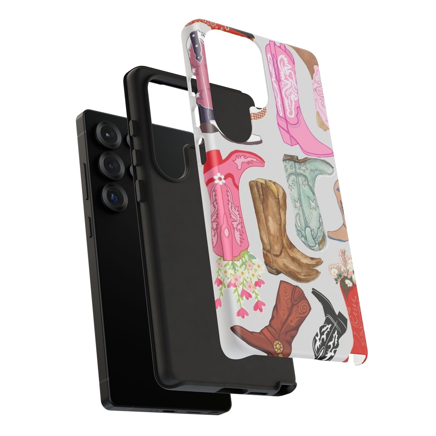 Cozy Cowgirl Boots Tough Phone Case