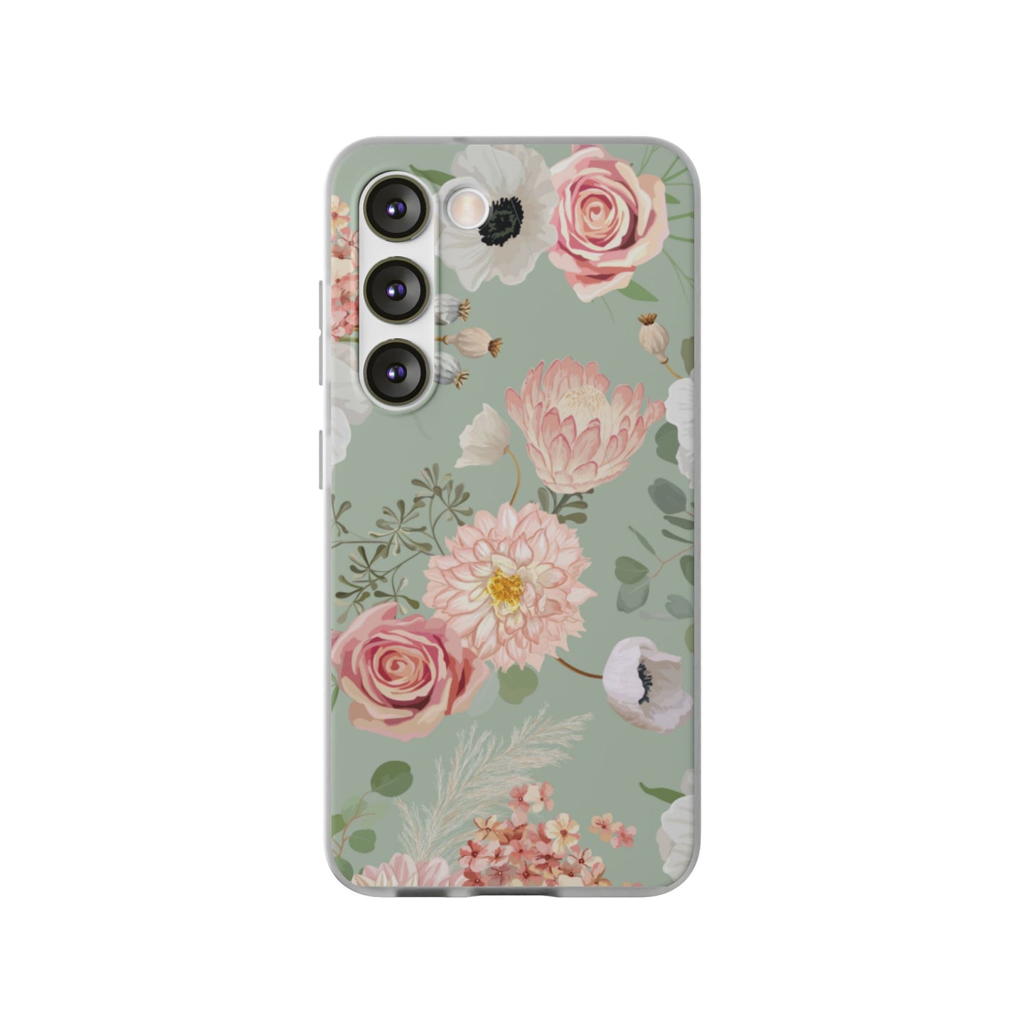 Pastel Floral Flexi Cases