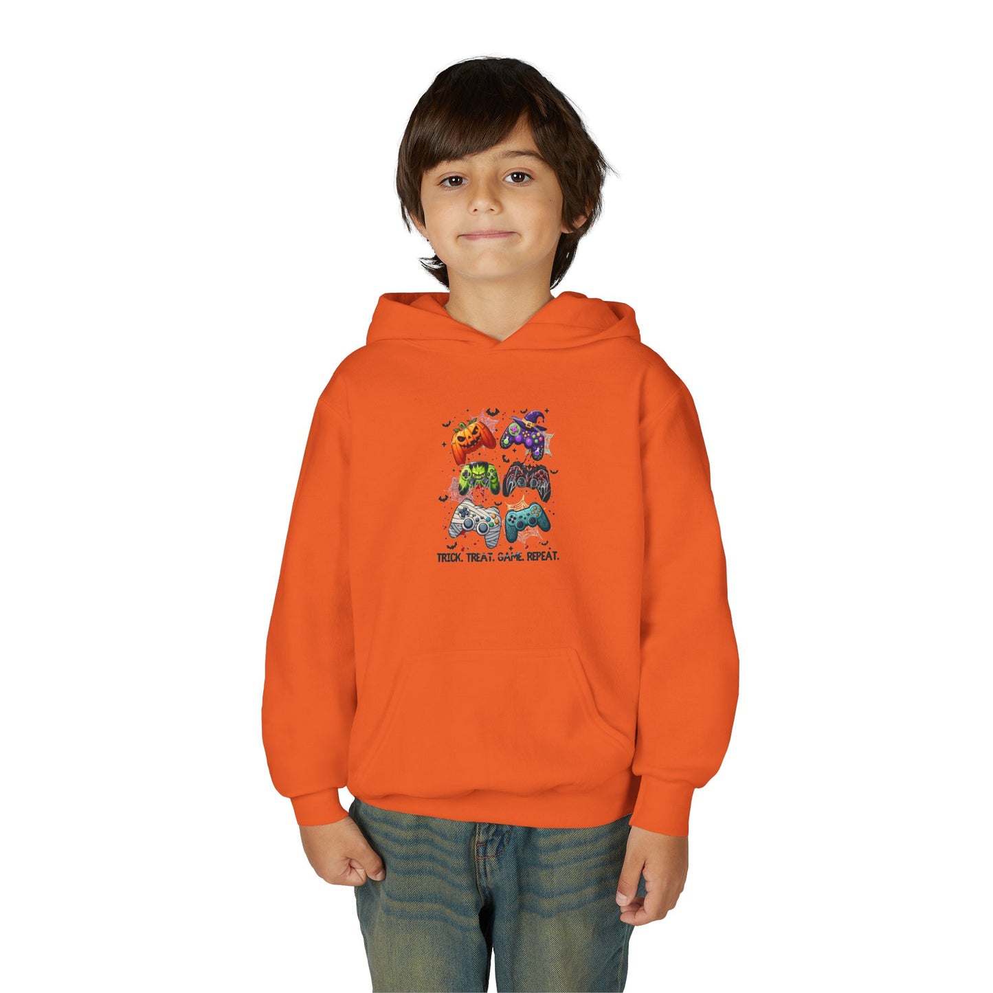 Trick. Treat. Game. Repeat Youth Hoodie
