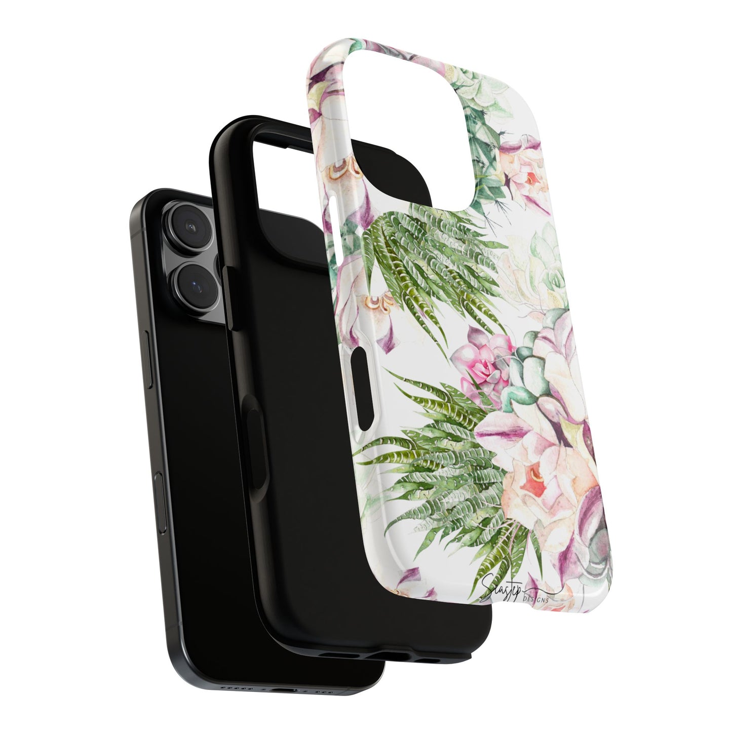 Succulent Floral Tough Phone Case