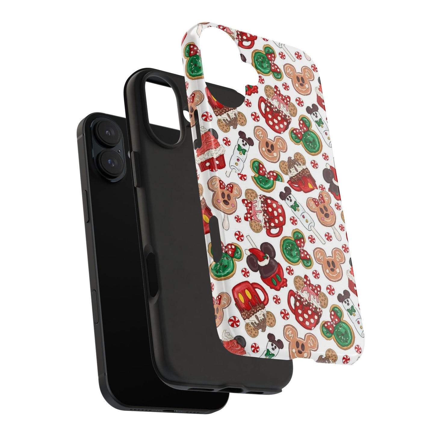 Festive Holiday Treats Tough Phone Cases - Cute Christmas Cookie Design