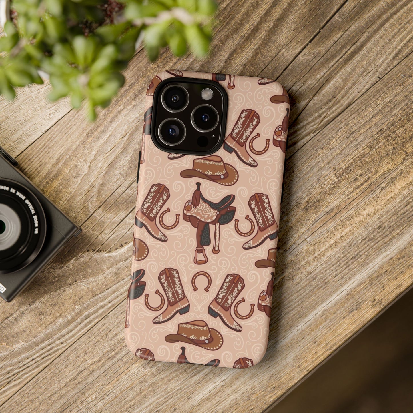 Western Cowboy Tough Phone Case