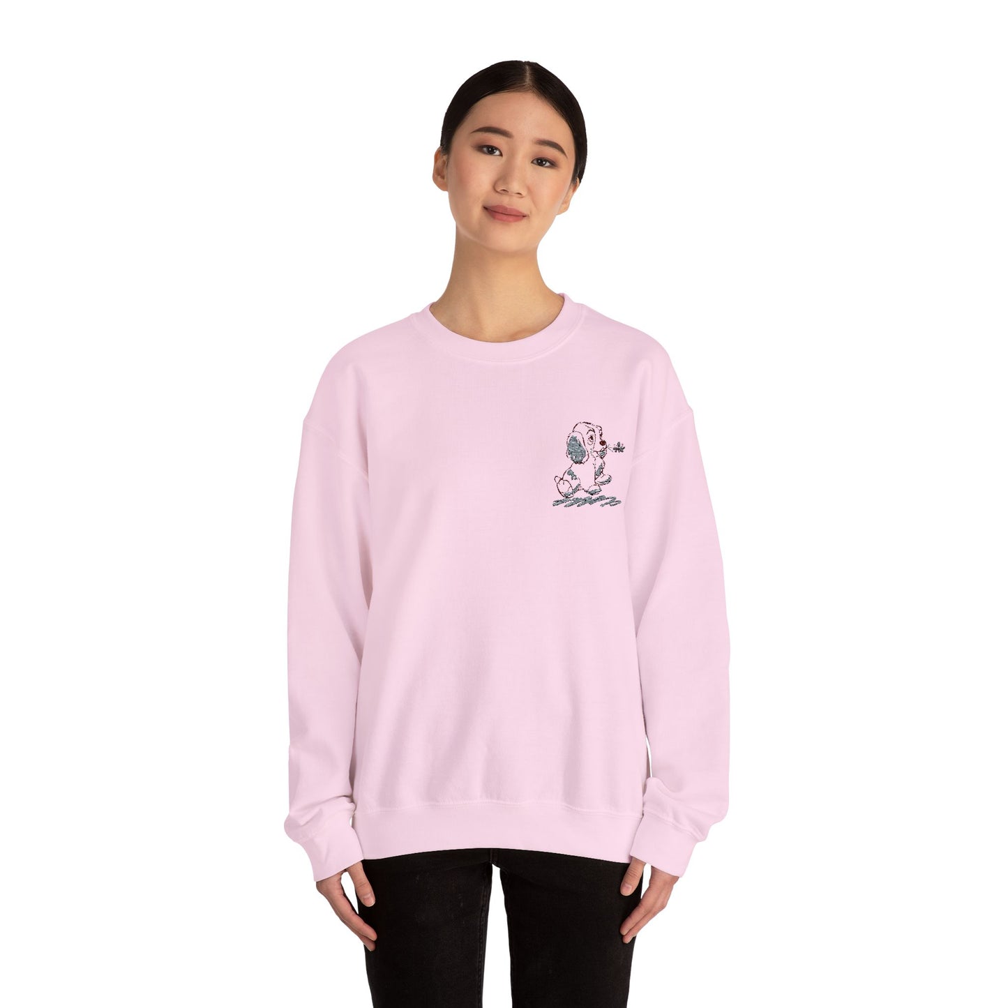 Embroidered Baby Lady Sweatshirt