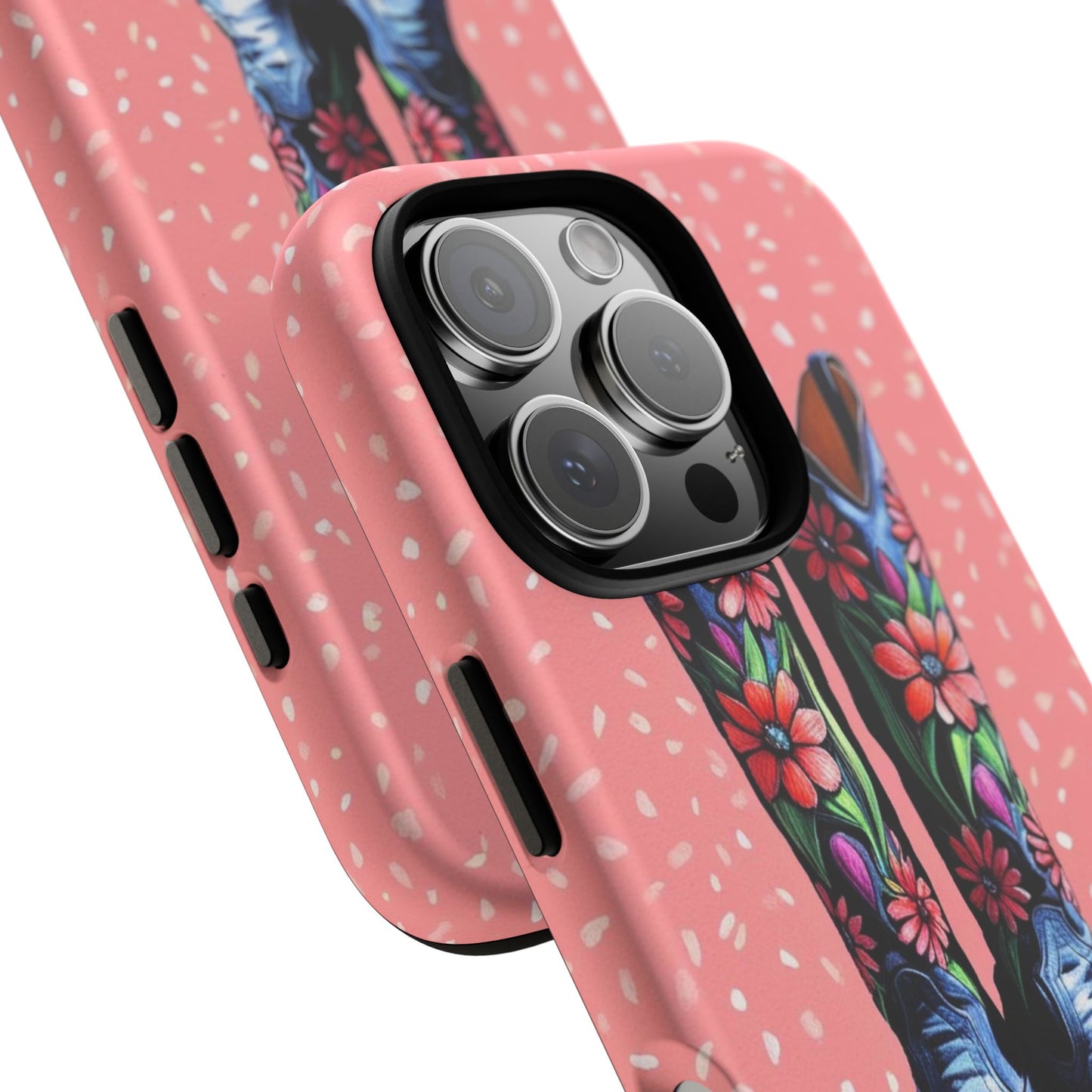 Flowered Cowboy Boots Tough Case
