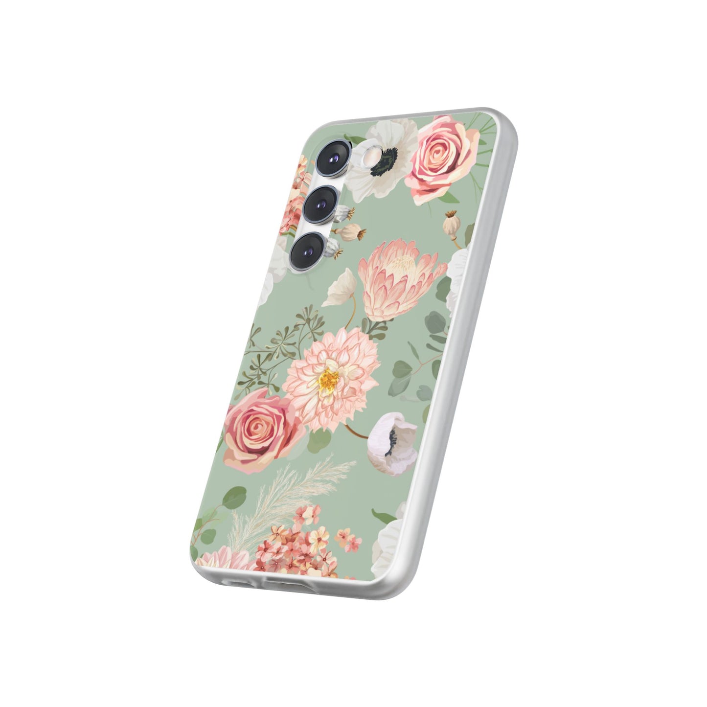 Pastel Floral Flexi Cases
