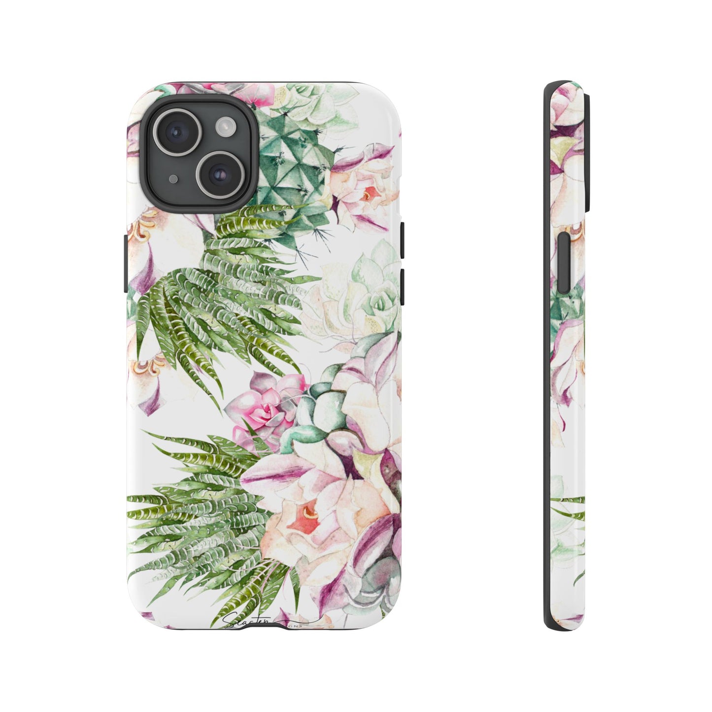 Succulent Floral Tough Phone Case