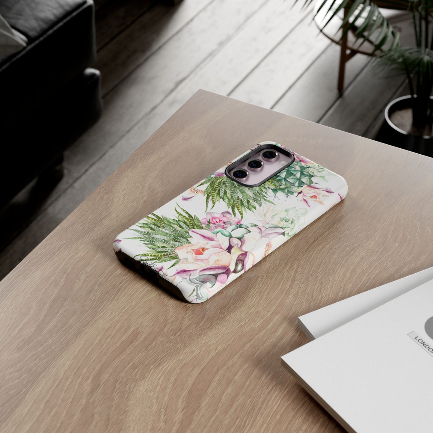 Succulent Floral Tough Phone Case