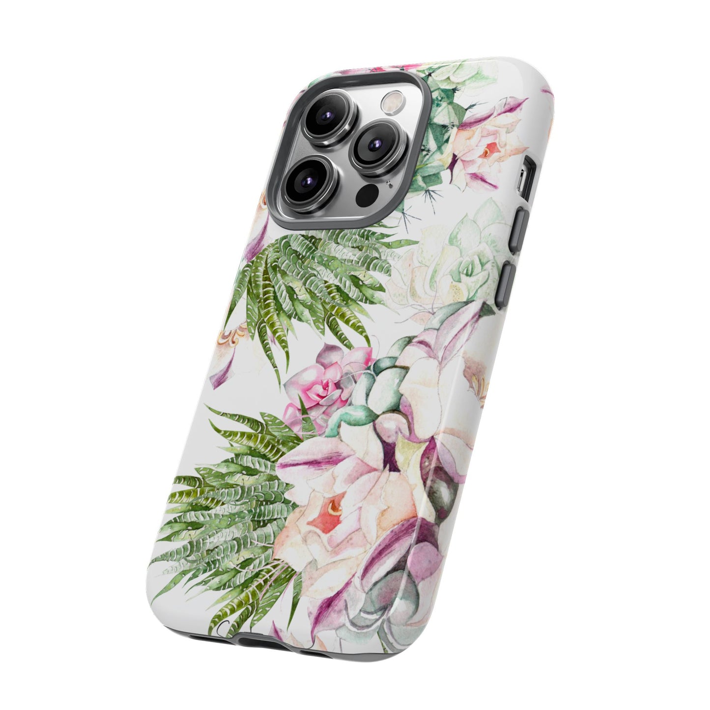 Succulent Floral Tough Phone Case