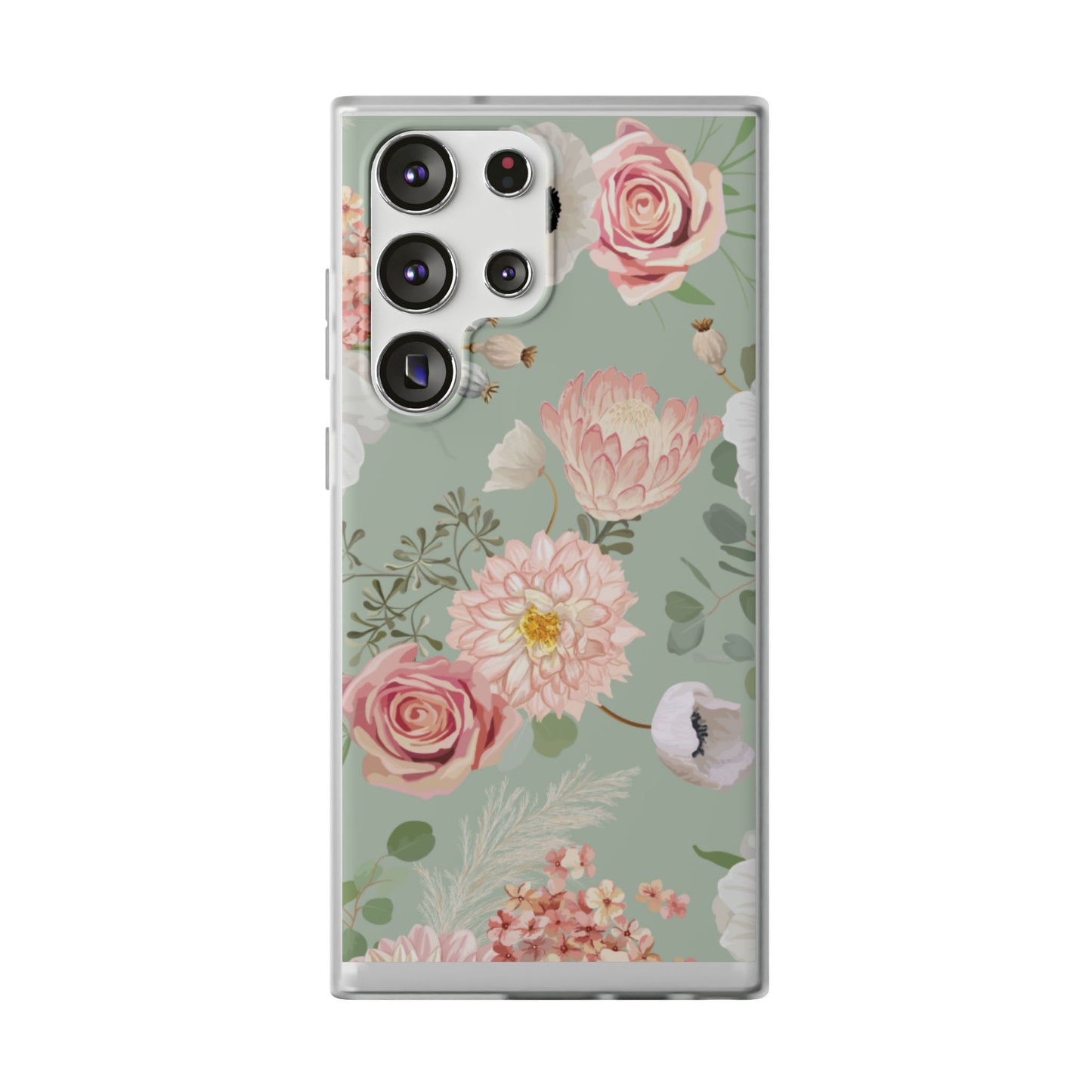 Pastel Floral Flexi Cases