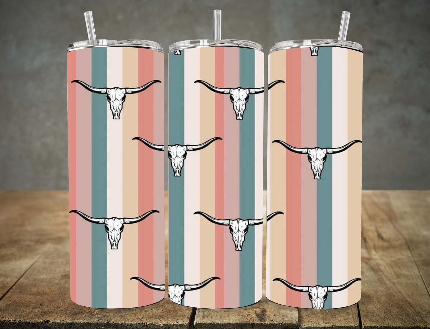 Pastel Bull Tumbler