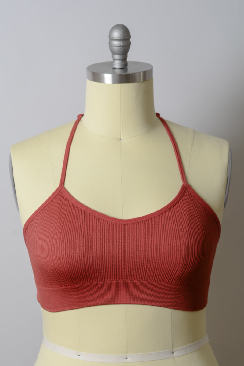 Tattoo Mesh Racerback Bralette (Plus)