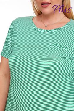 Front Pocket Striped T-Shirt (PLUS)