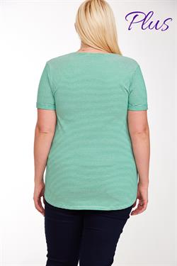 Front Pocket Striped T-Shirt (PLUS)