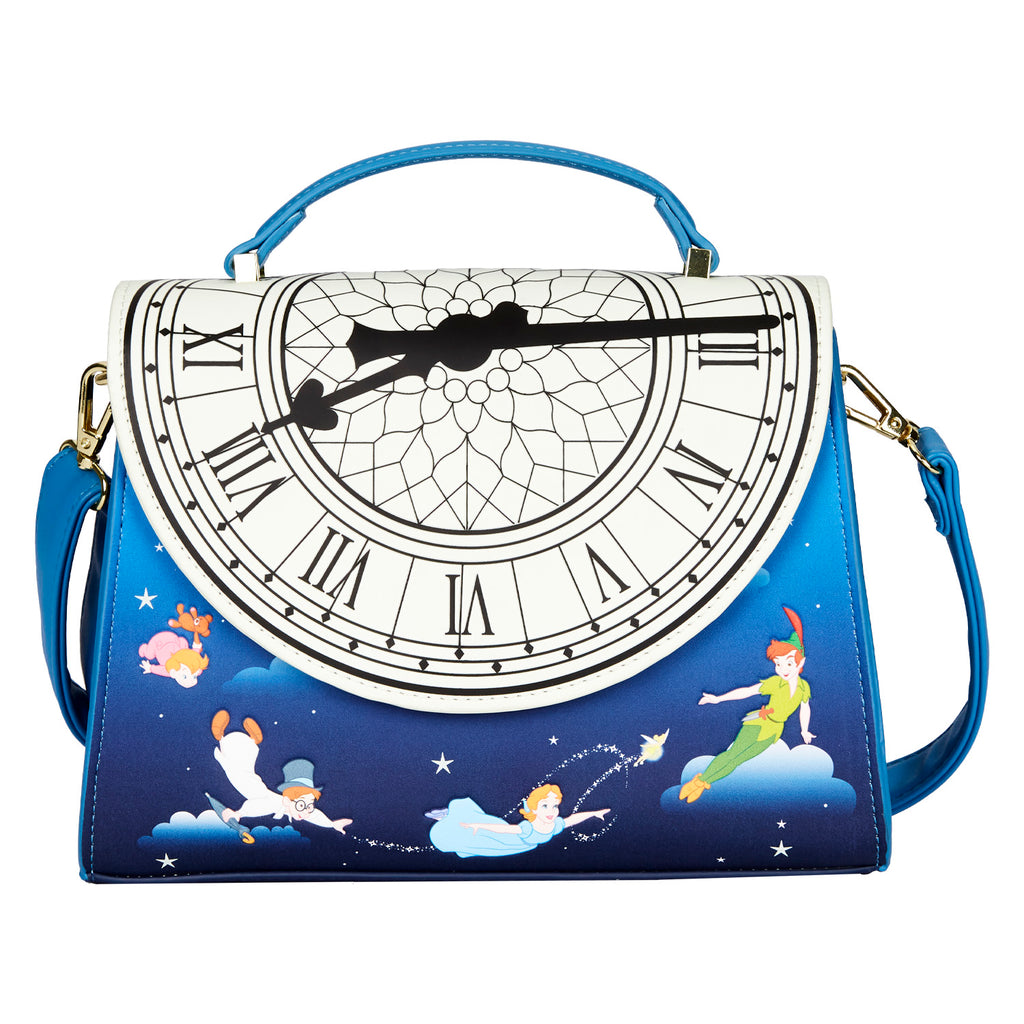Loungefly Peter Pan Clock Glow in the Dark Crossbody Bag – Two Cubs Boutique