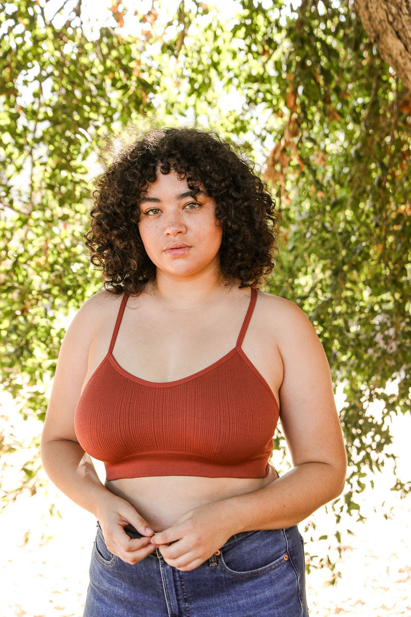 Tattoo Mesh Racerback Bralette (Plus)