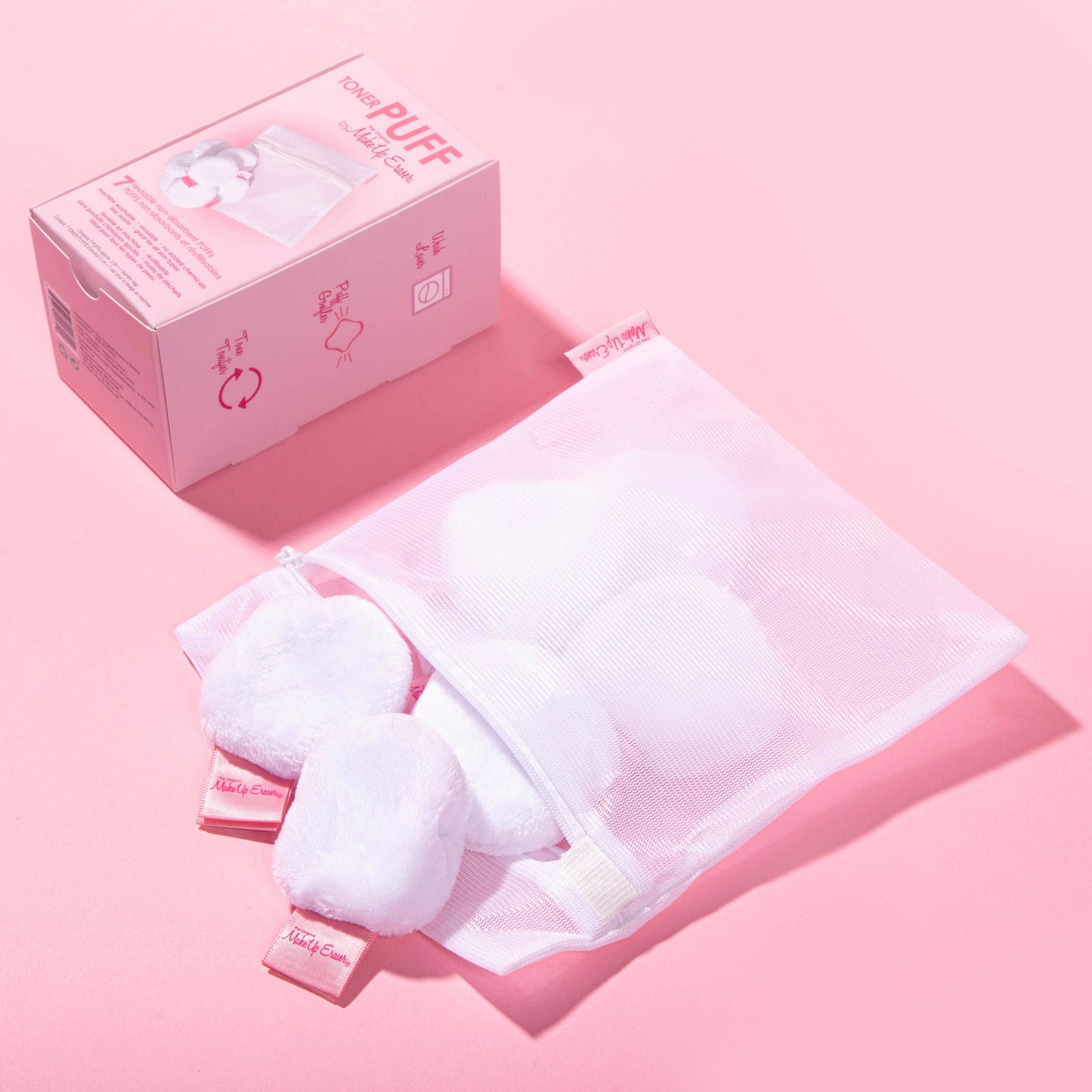 MakeUp Eraser Toner Puff 7 Pack