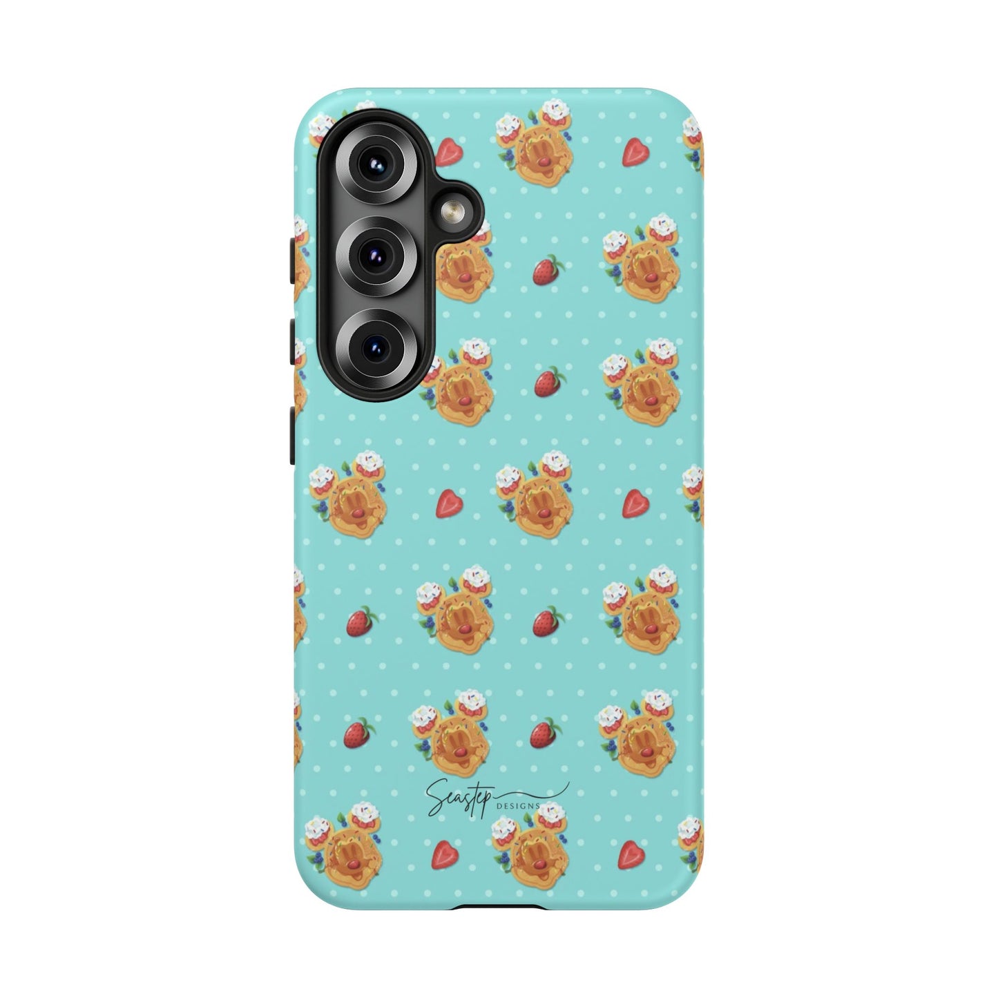 Waffle Mouse Face Tough Phone Cover