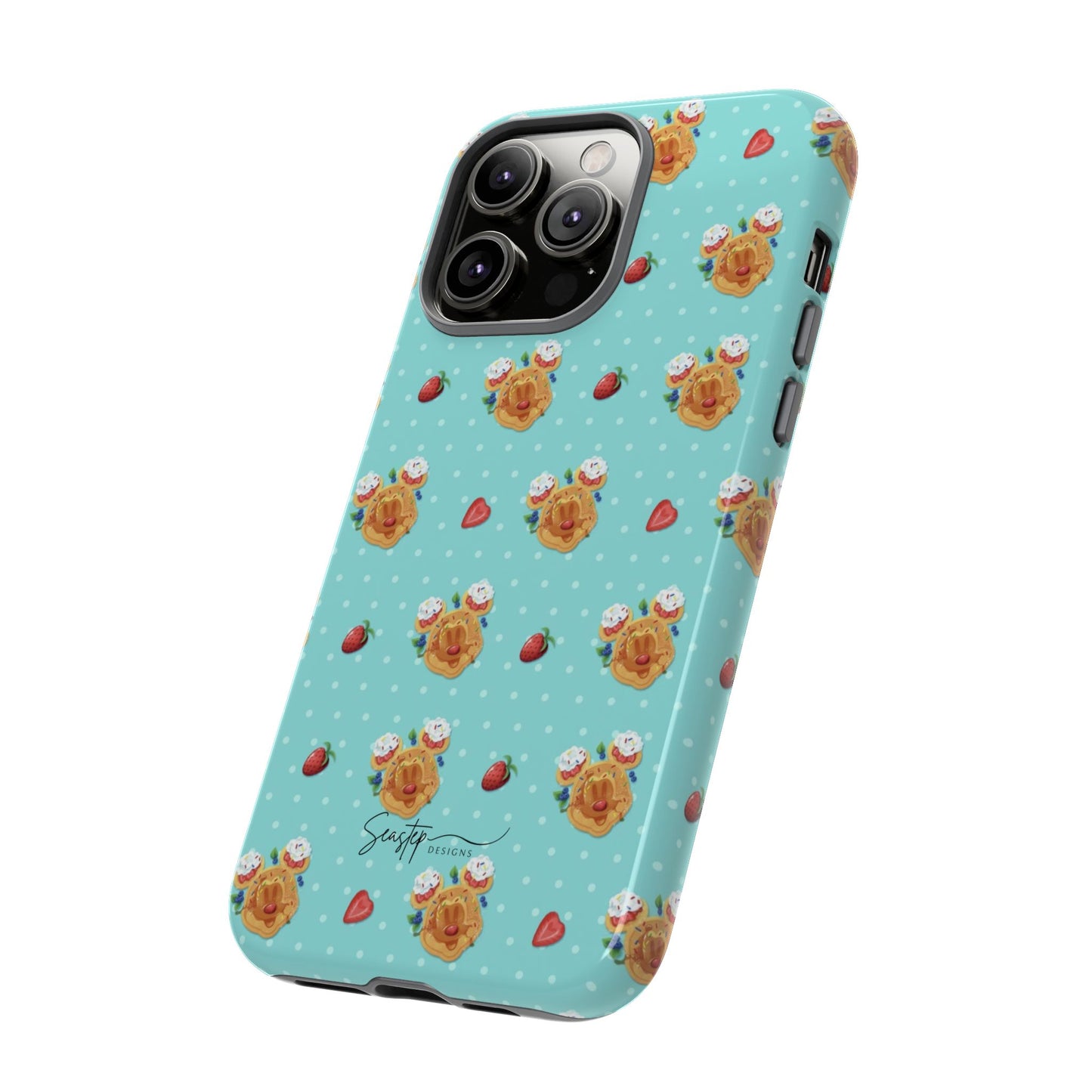 Waffle Mouse Face Tough Phone Cover