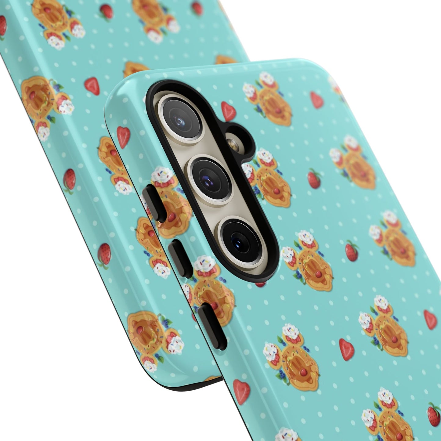 Waffle Mouse Face Tough Phone Cover