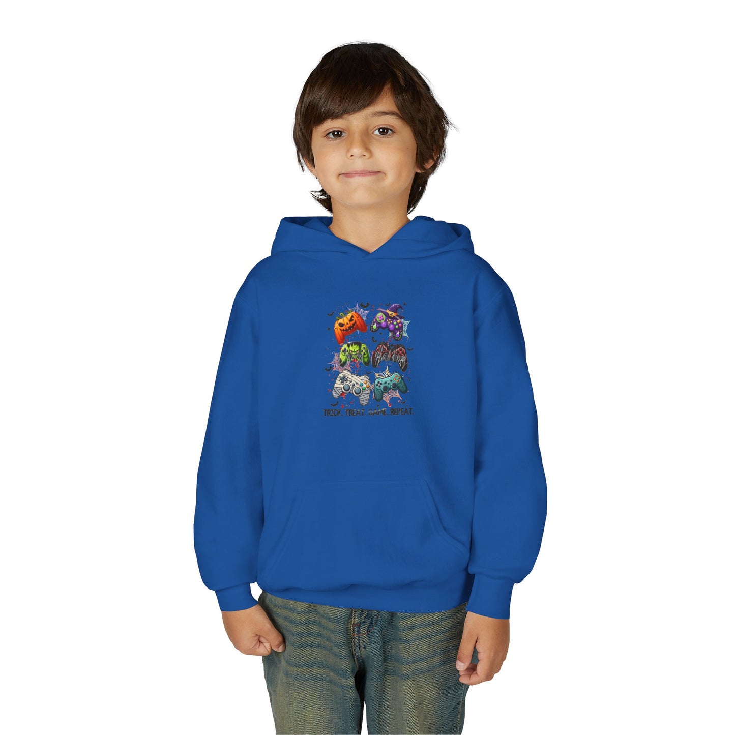 Trick. Treat. Game. Repeat Youth Hoodie