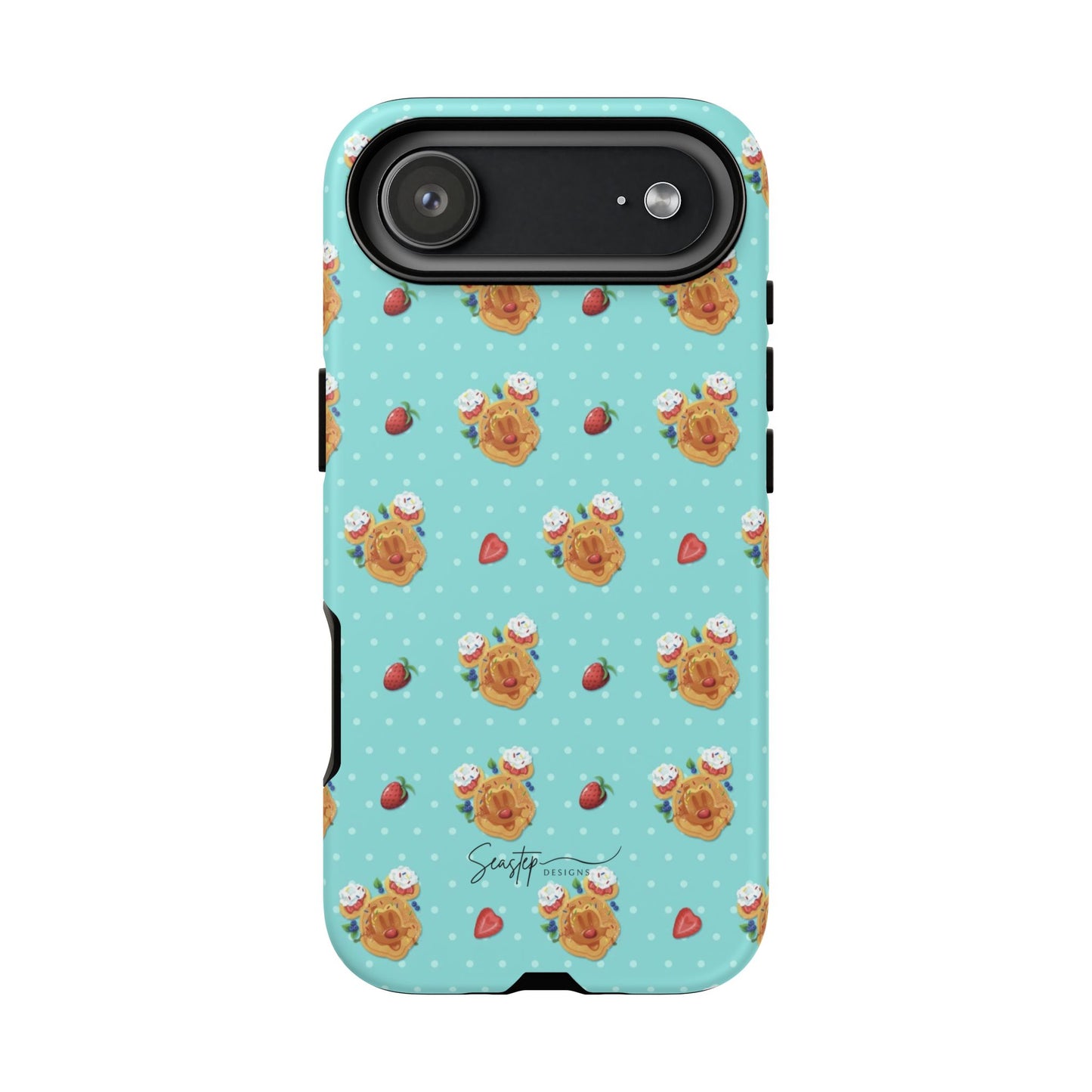 Waffle Mouse Face Tough Phone Cover