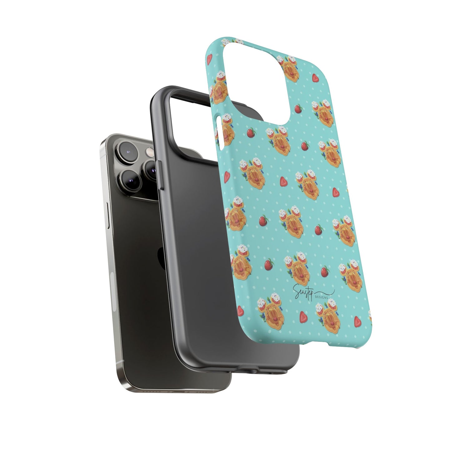Waffle Mouse Face Tough Phone Cover