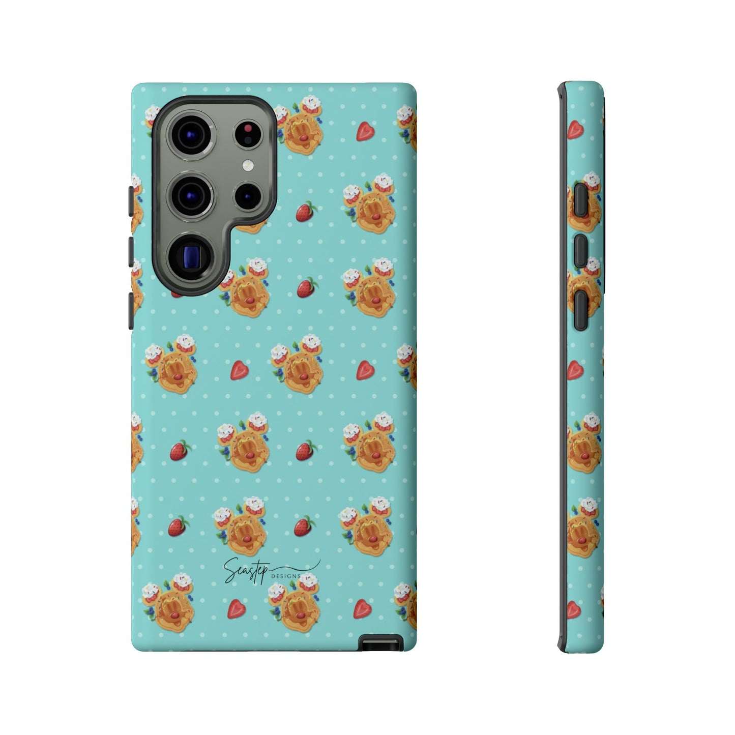Waffle Mouse Face Tough Phone Cover