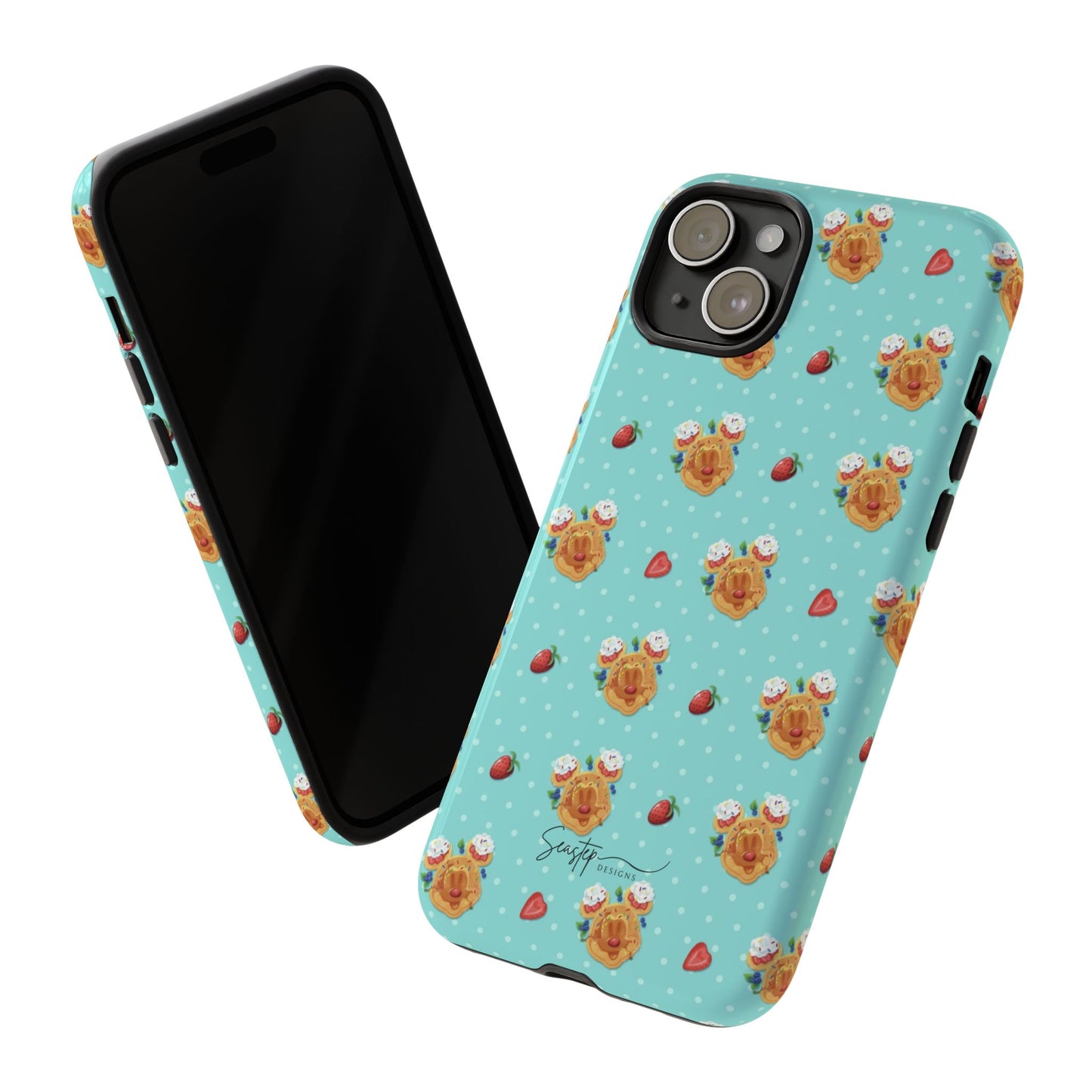 Waffle Mouse Face Tough Phone Cover