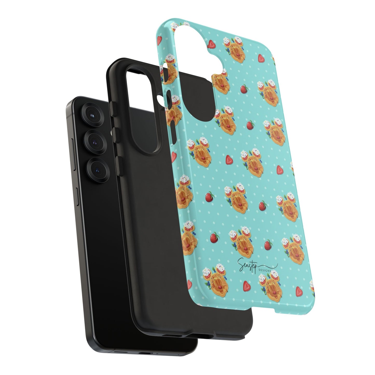Waffle Mouse Face Tough Phone Cover