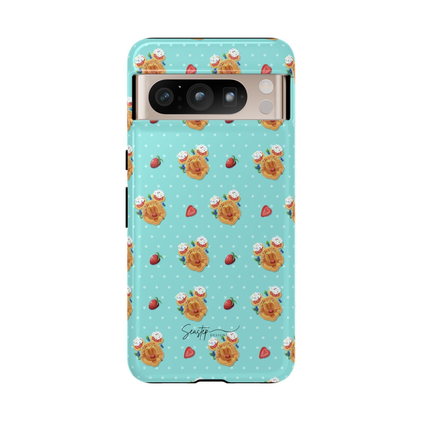 Waffle Mouse Face Tough Phone Cover