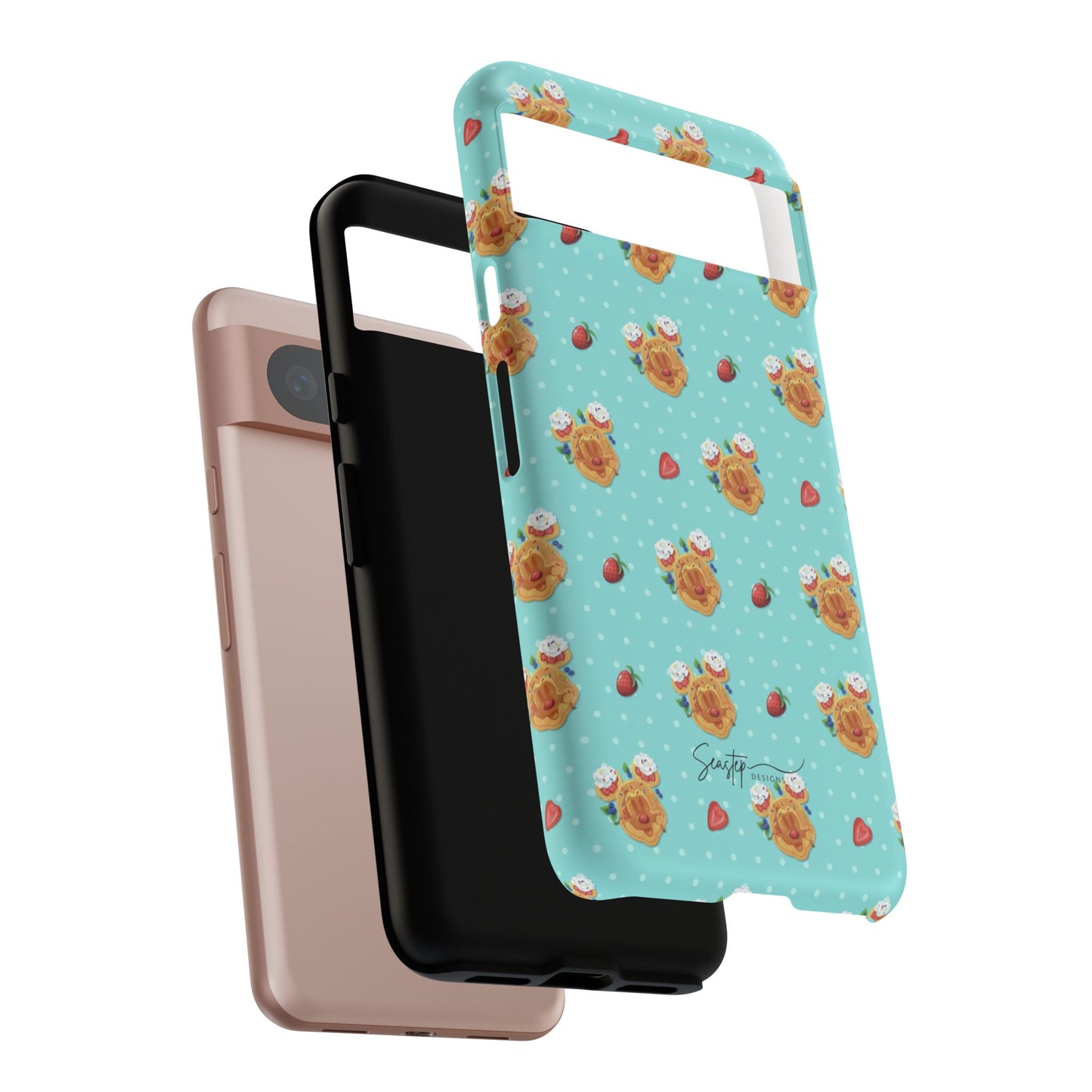 Waffle Mouse Face Tough Phone Cover