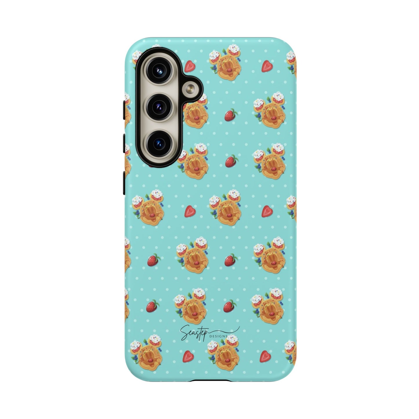 Waffle Mouse Face Tough Phone Cover