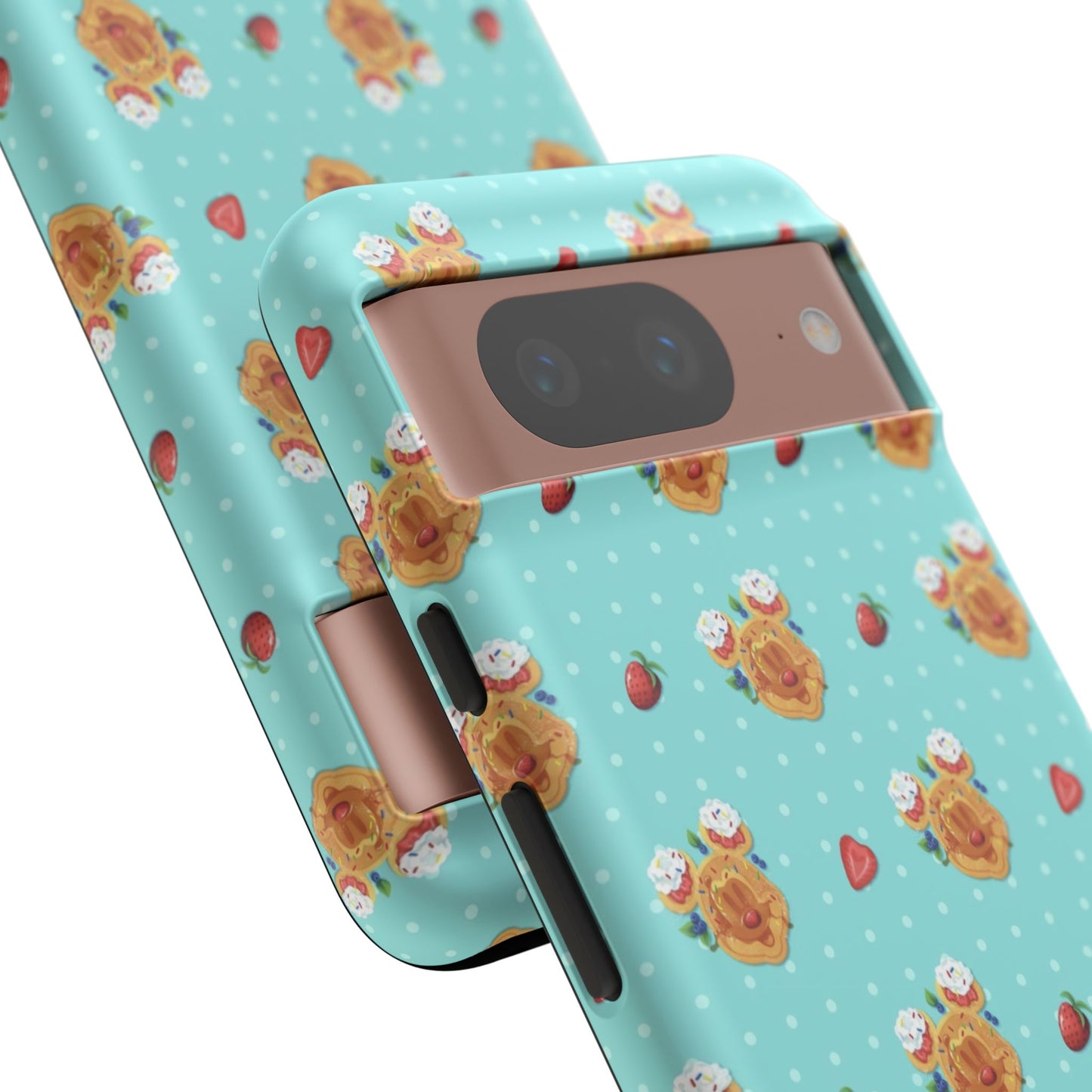 Waffle Mouse Face Tough Phone Cover