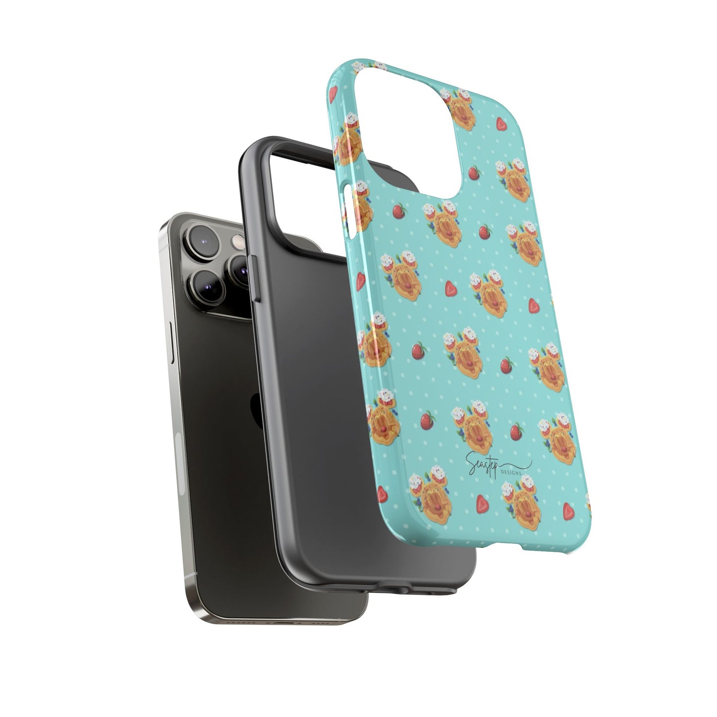 Waffle Mouse Face Tough Phone Cover