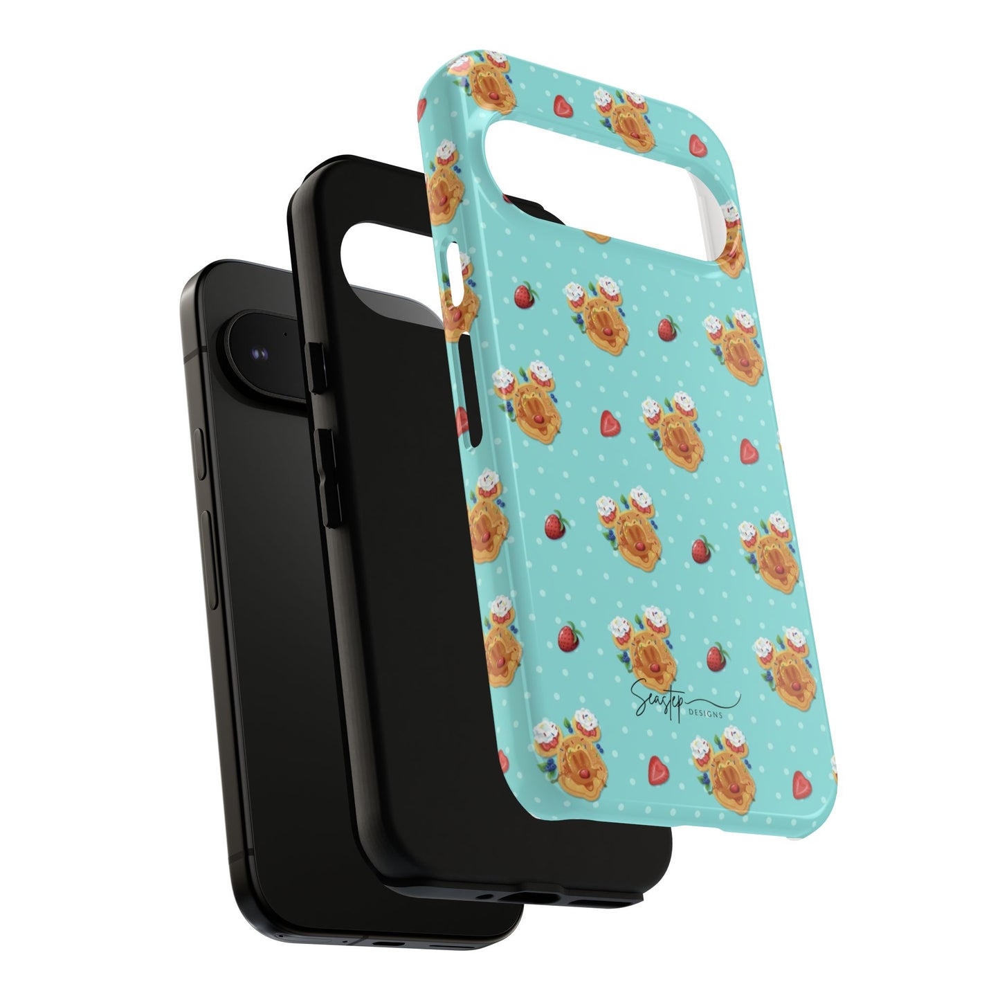 Waffle Mouse Face Tough Phone Cover