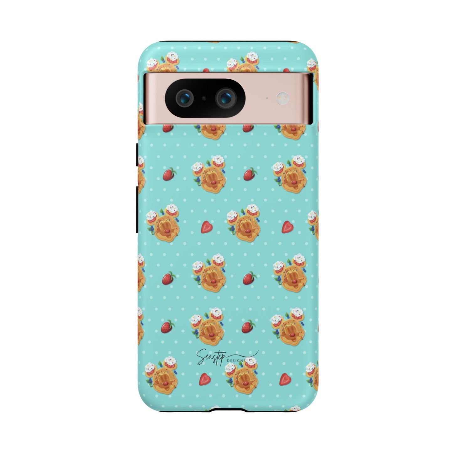 Waffle Mouse Face Tough Phone Cover