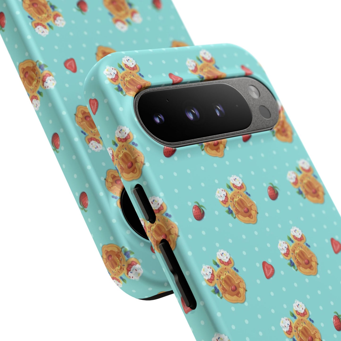 Waffle Mouse Face Tough Phone Cover