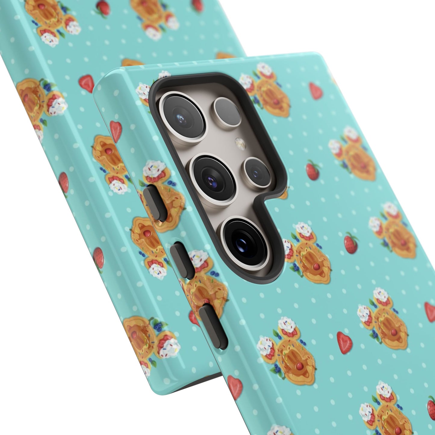 Waffle Mouse Face Tough Phone Cover