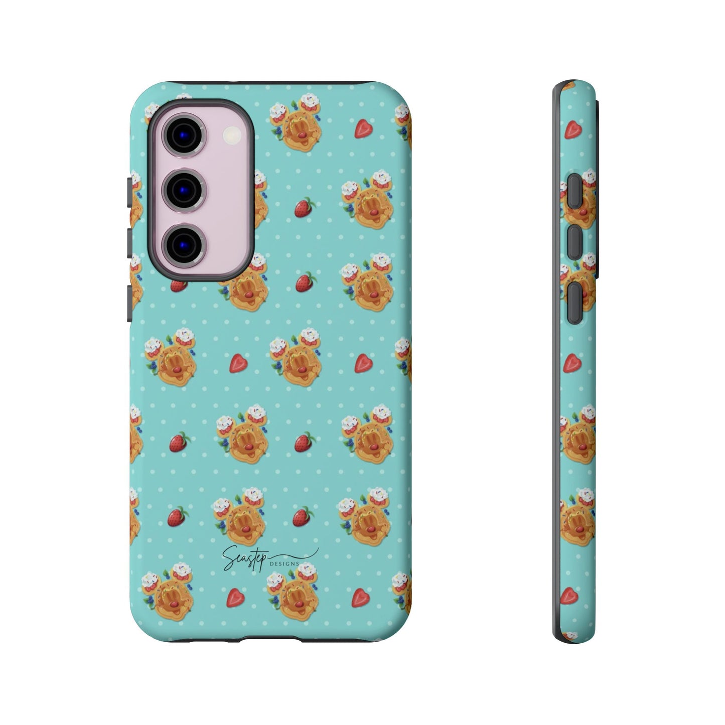 Waffle Mouse Face Tough Phone Cover