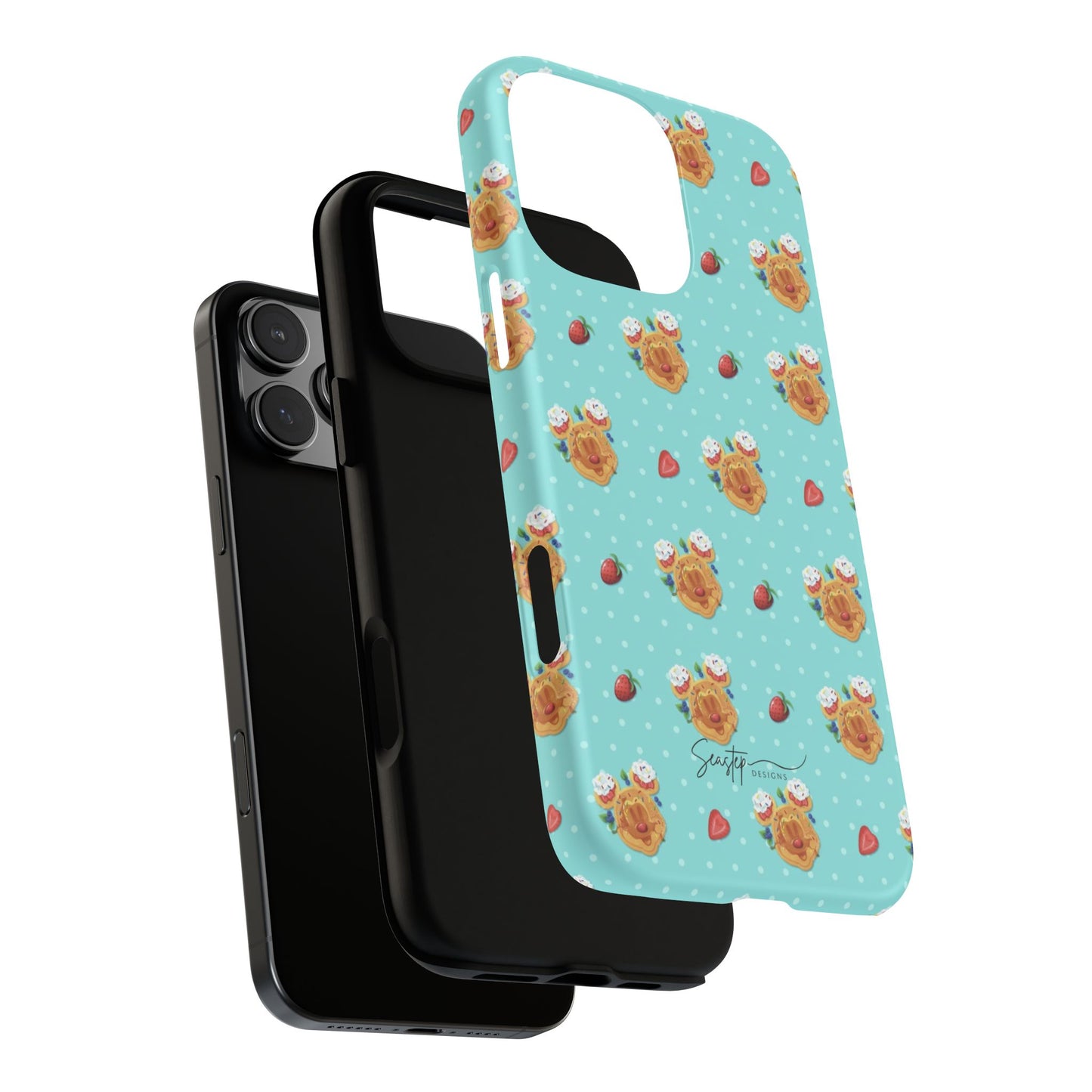 Waffle Mouse Face Tough Phone Cover