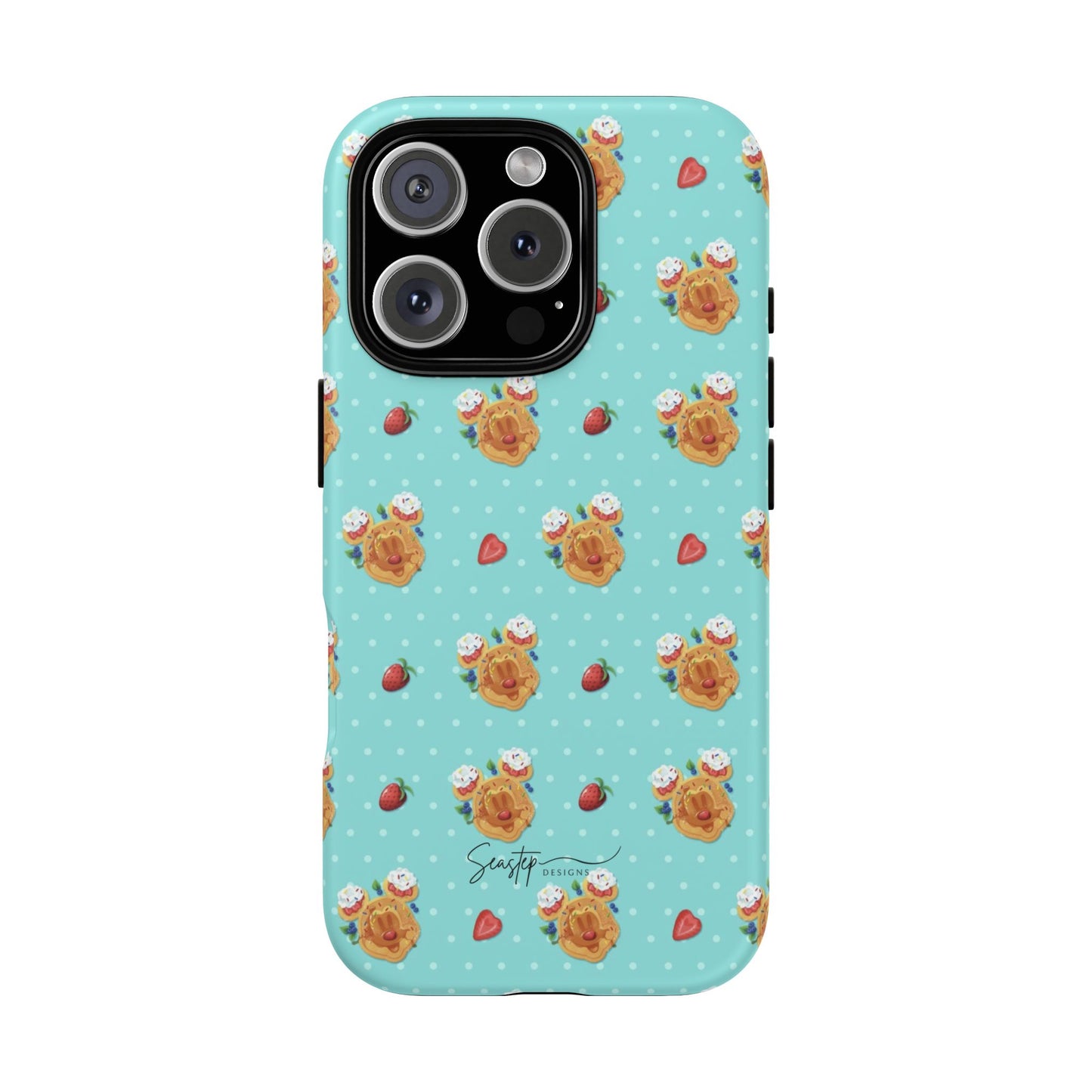 Waffle Mouse Face Tough Phone Cover