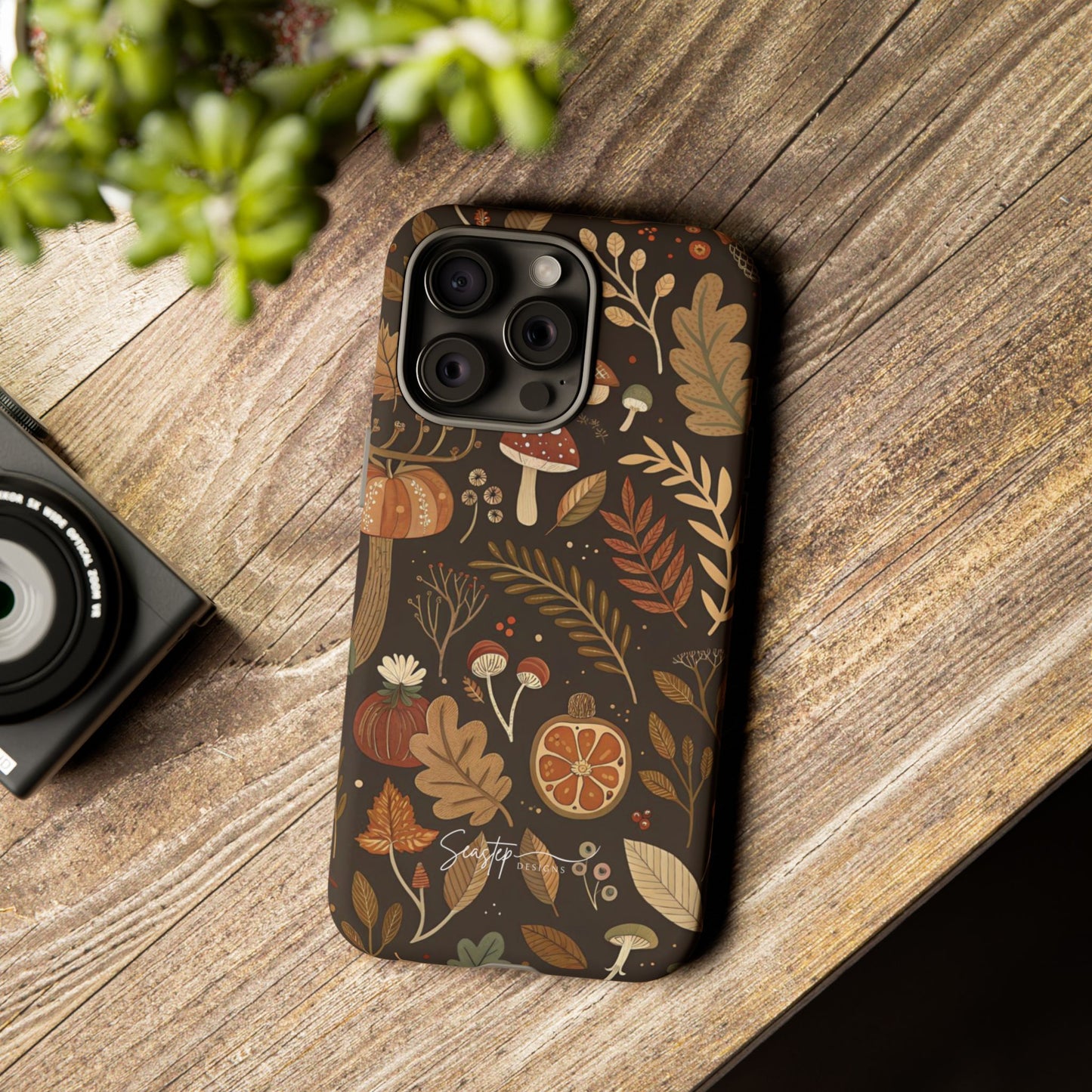 Fall Mushrooms Phone Case