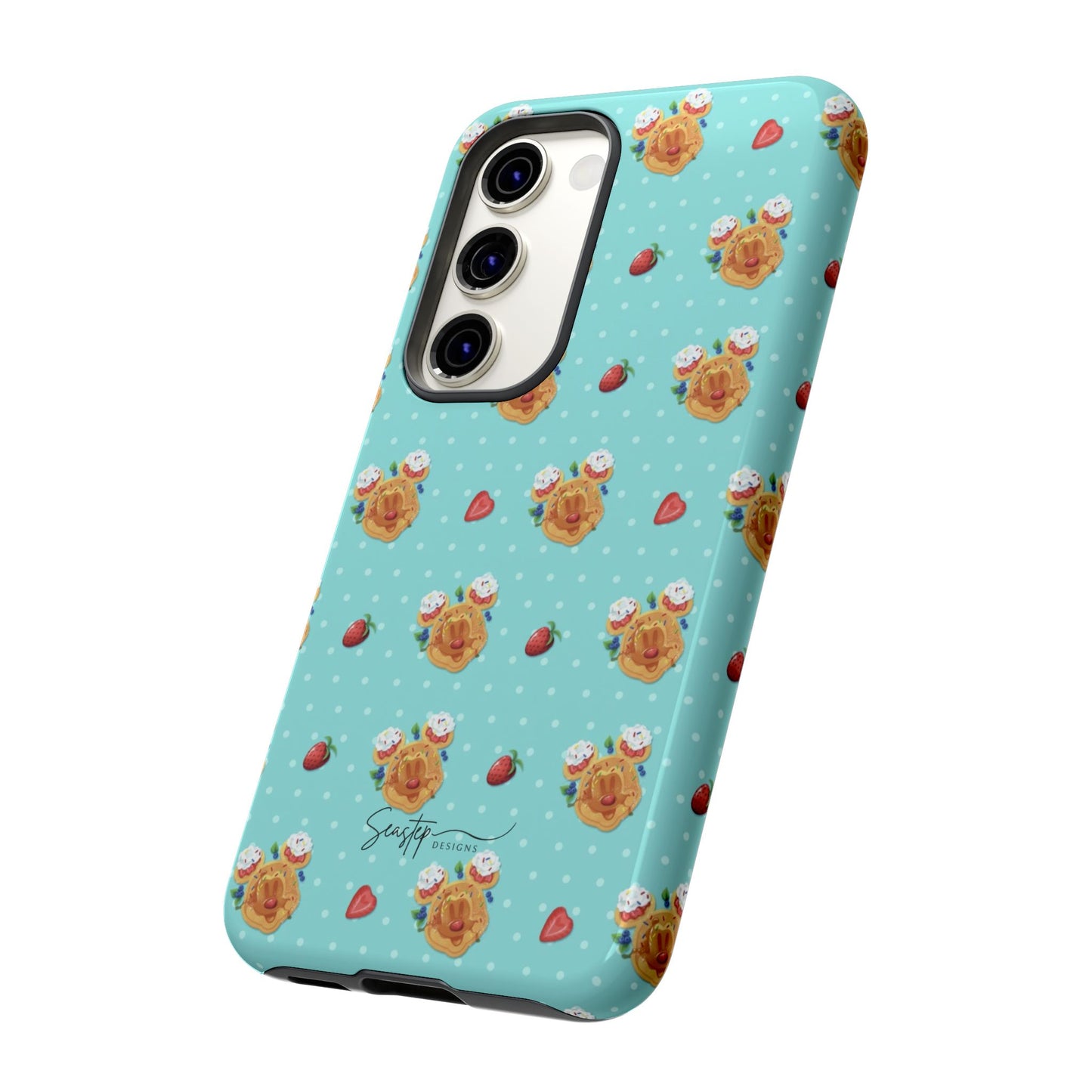 Waffle Mouse Face Tough Phone Cover