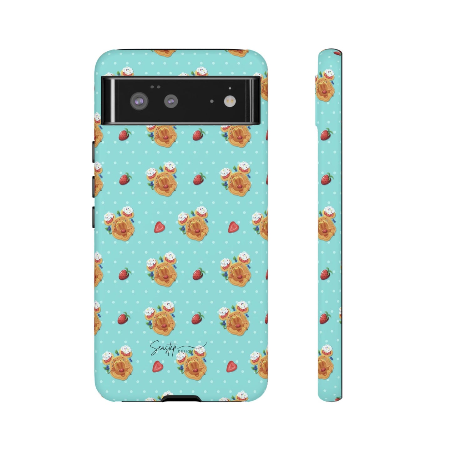 Waffle Mouse Face Tough Phone Cover