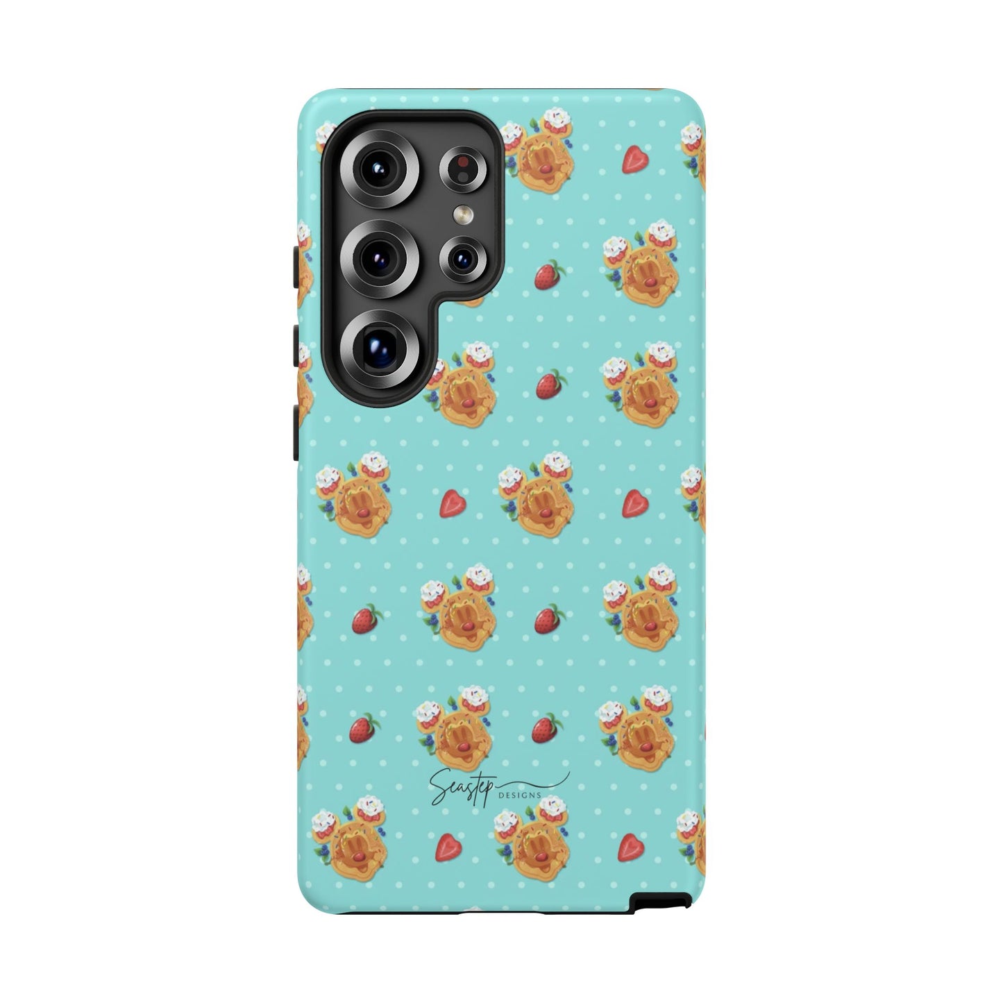 Waffle Mouse Face Tough Phone Cover