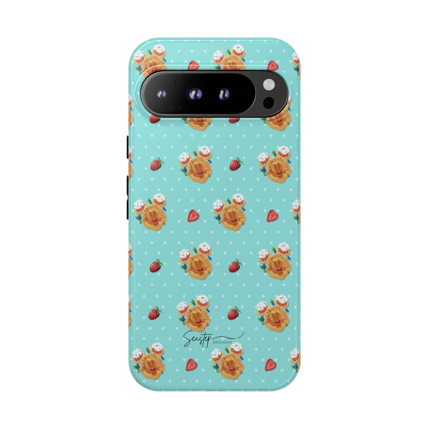 Waffle Mouse Face Tough Phone Cover
